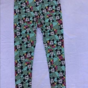 Mickey Mouse LuLaRoe tall and curvy leggings